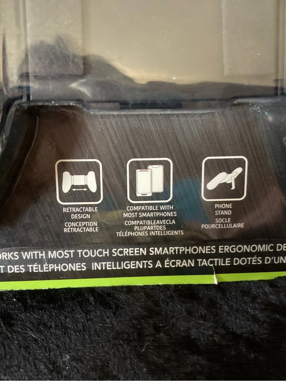 Mobile Gaming Grip Handle - Black - for Smartphone Ergonomic Design New